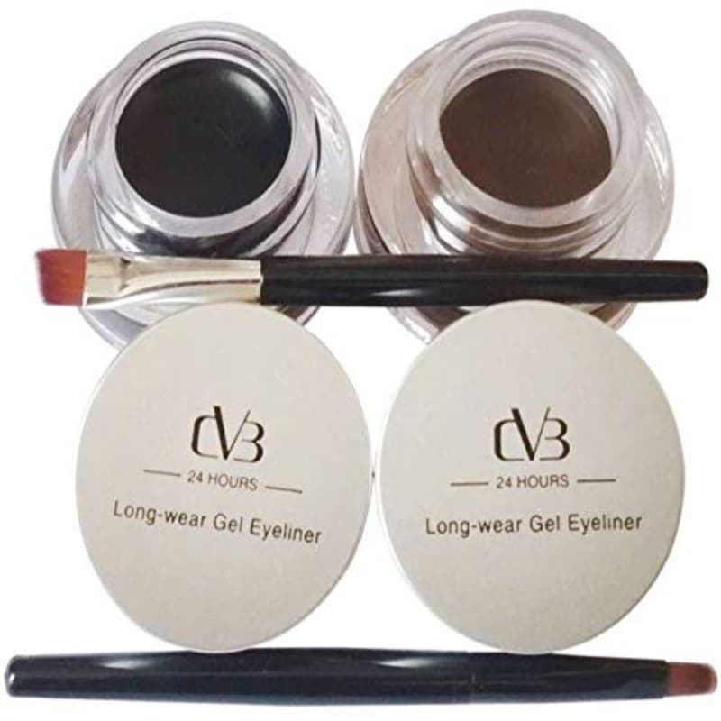Eye Liner Gel Black & Brown 2 in 1 Waterproof Gel