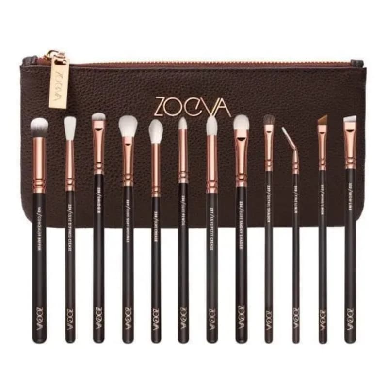 Makeup Brushes with pouch "zoeva 15 pices"